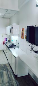 Kitchen Image of 435 Sq.ft 1 RK Studio for rent in Paramount Golfforeste Oak &amp; Pine, Surajpur Greater Noida for Rs. 15050