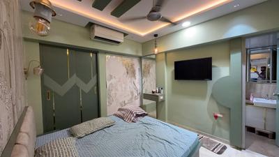Bedroom Image of 877 Sq.ft 2 BHK Apartment / Flat for sale in Lodha Amara Tower 1 To 5 And 7 To 19, Thane West Thane for Rs. 14000000