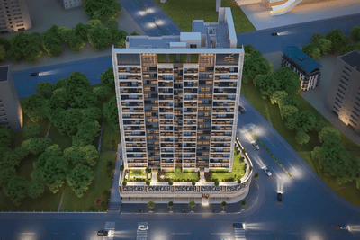 Image of 1310 Sq.ft 2 BHK Apartment / Flat for sale in Crystal Corner, Kharghar, Navi Mumbai for Rs. 15800000