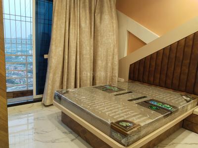 Bedroom Image of 785 Sq.ft 2 BHK Apartment / Flat for rent in Satyam Harmony, Kopar Khairane Navi Mumbai for Rs. 60000