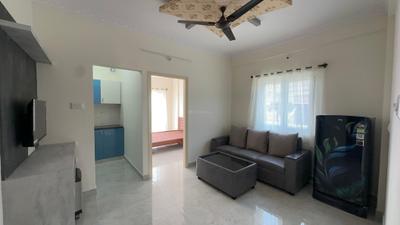Living Room Image of 1000 Sq.ft 1 BHK Apartment / Flat for rent in BTM Layout 2nd Stage Bengaluru for Rs. 33997