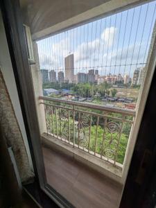 Balcony Image of 750 Sq.ft 2 BHK Apartment / Flat for rent in K M Horizon Exotica, Kasarvadavali Thane for Rs. 28000