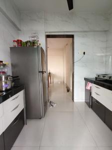 Kitchen Image of 850 Sq.ft 2 BHK Apartment / Flat for rent in Mangala Mayurs Nature Glory Phase 3, Kalwa Thane for Rs. 35000