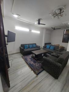 Living Room Image of 1800 Sq.ft 3 BHK Builder Floor for rent in Lajpat Nagar New Delhi for Rs. 70000