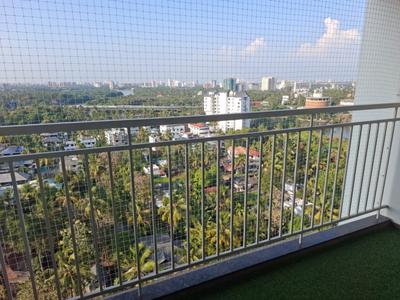 Balcony Image of 1615 Sq.ft 3 BHK Apartment / Flat for sale in Asset Canvas, Maradu Kochi for Rs. 14500000