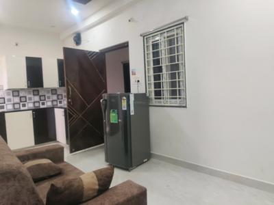 Living Room Image of 792 Sq.ft 1 BHK Apartment / Flat for rent in Kondapur Hyderabad for Rs. 25000