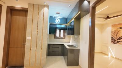 Kitchen Image of 450 Sq.ft 1 BHK Builder Floor for sale in Nangli Sakrawati New Delhi for Rs. 2800000