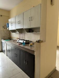 Kitchen Image of 1295 Sq.ft 2.5 BHK Apartment / Flat for rent in Gaurs Gaur Global Village, Crossings Republik Ghaziabad for Rs. 23000
