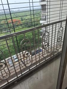 Balcony Image of 610 Sq.ft 2 BHK Apartment / Flat for rent in Akshar Green World, Dighe Thane for Rs. 67000