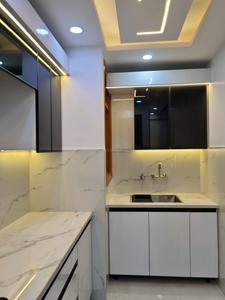 Kitchen Image of 411 Sq.ft 1 BHK Builder Floor for rent in Dwarka Mor New Delhi for Rs. 17500