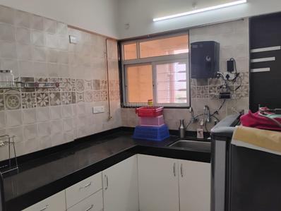 Kitchen Image of 550 Sq.ft 1 BHK Apartment / Flat for rent in GK Arise, Punawale Pune for Rs. 21500