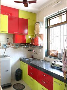 Kitchen Image of 500 Sq.ft 1 BHK Apartment / Flat for sale in Mulund East Mumbai for Rs. 5700000