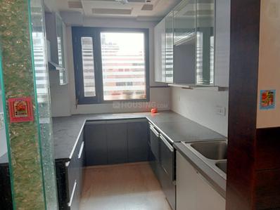 Kitchen Image of 1620 Sq.ft 3 BHK Builder Floor for rent in Surajmal Vihar New Delhi for Rs. 50000