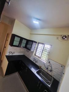 Kitchen Image of 1000 Sq.ft 2 BHK Apartment / Flat for rent in MVS Paradise, Chansandra Bengaluru for Rs. 20000