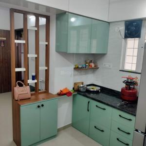 Kitchen Image of 1024 Sq.ft 2 BHK Apartment / Flat for rent in Rama Queensland, Moshi Pune for Rs. 25000