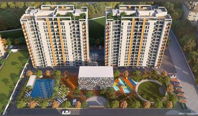 Image of 1200 Sq.ft 3 BHK Apartment / Flat for sale in Majestique Rhythm County, Handewadi, Pune for Rs. 8200000
