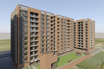 Image of 1098 Sq.ft 2 BHK Apartment / Flat for sale in Radhe Vrundavan Heights, Nana Chiloda, Ahmedabad for Rs. 3800000