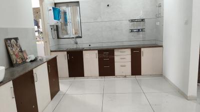 Kitchen Image of 1300 Sq.ft 3 BHK Apartment / Flat for rent in Maadhav Abhishek Alyssum, Sama Savli Vadodara for Rs. 22000