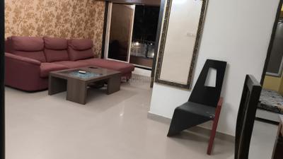 Living Room Image of 1350 Sq.ft 3 BHK Apartment / Flat for rent in Gahlot Majesty, Seawoods Navi Mumbai for Rs. 70000