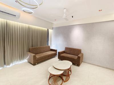 Living Room Image of 1600 Sq.ft 3 BHK Apartment / Flat for rent in Pramukh Omkar Rivanta 1, Randesan Gandhinagar for Rs. 45000
