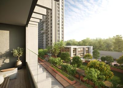 Balcony Image of 4500 Sq.ft 4 BHK Apartment / Flat for sale in Madhav Oeuvre Iconic II, Thaltej Ahmedabad for Rs. 33800000