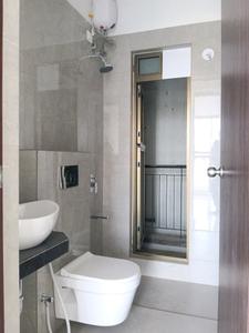 Common Bathroom Image of 600 Sq.ft 1 BHK Apartment / Flat for rent in Raymond Realty Ten X Habitat, Thane West Thane for Rs. 38000