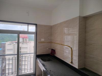 Kitchen Image of 480 Sq.ft 1 BHK Apartment / Flat for rent in Raunak Delight, Kasarvadavali Thane for Rs. 17582