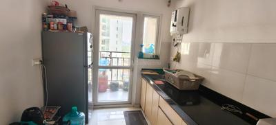 Kitchen Image of 850 Sq.ft 1 BHK Apartment / Flat for rent in Godrej Infinity, Mundhwa Pune for Rs. 40000