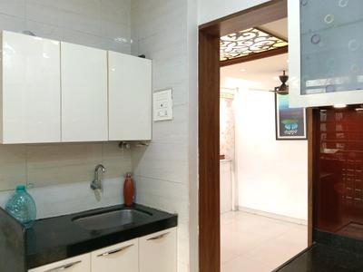 Kitchen Image of 900 Sq.ft 2 BHK Apartment / Flat for rent in Soham Tropical Lagoon, Kasarvadavali Thane for Rs. 57000
