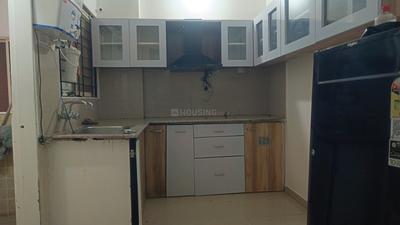 Kitchen Image of 1050 Sq.ft 2 BHK Apartment / Flat for rent in V K Comfort Lush Green Villa, Ayodhya Bypass Bhopal for Rs. 15000