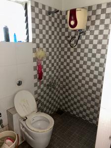 Bathroom Image of 1025 Sq.ft 2 BHK Apartment / Flat for sale in Krishna Rudraksh Rivera, Sayajipura Vadodara for Rs. 2750000