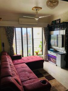 Hall Image of 650 Sq.ft 1 BHK Apartment / Flat for rent in Kings Heights 1, Bhandup East Mumbai for Rs. 45000