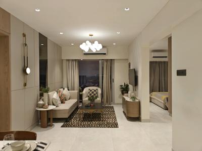 Living Room Image of 608 Sq.ft 2 BHK Apartment / Flat for sale in Siddha Sky, Sion Mumbai for Rs. 18900000