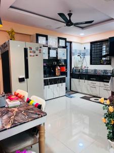 Kitchen Image of 1550 Sq.ft 3 BHK Apartment / Flat for sale in Kanha City, Sayajipura Vadodara for Rs. 6000000