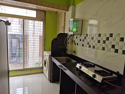 Kitchen Image of 660 Sq.ft 1 BHK Apartment / Flat for rent in Dudhe Sai Saukhya, Ulwe Navi Mumbai for Rs. 26000