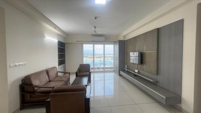 Living Room Image of 2600 Sq.ft 4 BHK Apartment / Flat for rent in Aparna Elina, Mahalakshmi Layout Bengaluru for Rs. 120000