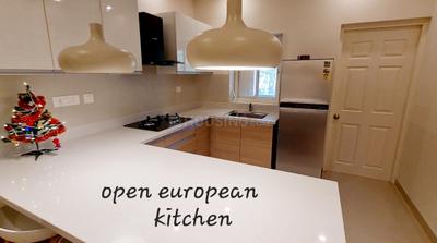 Kitchen Image of 1069 Sq.ft 2 BHK Apartment / Flat for rent in Naroo LA Palma Residences, Siolim Goa for Rs. 75000