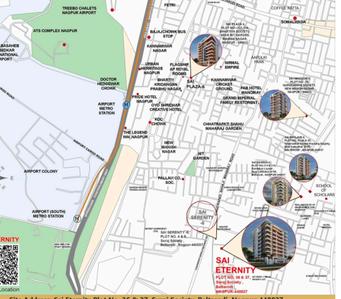 Image of 2250 Sq.ft 4 BHK Apartment / Flat for sale in RM Sai Eternity, Manish Nagar, Nagpur for Rs. 8698000