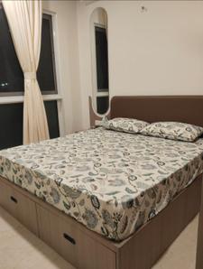 Bedroom Image of 1000 Sq.ft 2 BHK Apartment / Flat for sale in Aurum Q Residences, Ghansoli Navi Mumbai for Rs. 21000000