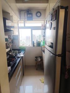 Kitchen Image of 550 Sq.ft 1 BHK Apartment / Flat for rent in Adityaraj Avenue, Vikhroli East Mumbai for Rs. 40000