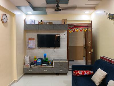 Living Room Image of 615 Sq.ft 1 BHK Apartment / Flat for sale in Thakurli Thane for Rs. 4700000