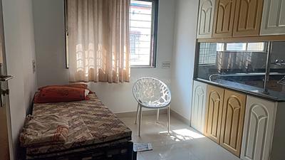 Living Room Image of 650 Sq.ft 1 BHK Builder Floor for rent in Shri Senapati Bapat Co Operative Housing Society, Gokhalenagar Pune for Rs. 25000
