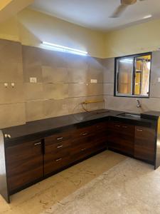 Kitchen Image of 1500 Sq.ft 3 BHK Apartment / Flat for rent in Vesu Surat for Rs. 30000