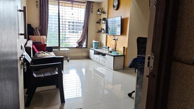 Living Room Image of 700 Sq.ft 1 BHK Apartment / Flat for sale in Dheera Darshan Residency, Kalamboli Navi Mumbai for Rs. 4300000