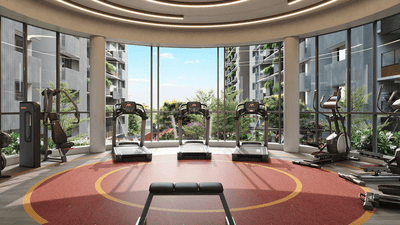 Image of 2339 Sq.ft 3 BHK Apartment / Flat for sale in Vrundavan Elysia, Raysan, Gandhinagar for Rs. 11653000