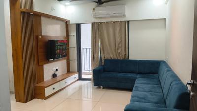 Living Room Image of 1510 Sq.ft 3 BHK Apartment / Flat for rent in Adani Amogha, Shantigram Ahmedabad for Rs. 55000