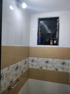 Common Bathroom Image of 700 Sq.ft 1 BHK Apartment / Flat for rent in Sahil Pride Residency Daffodil, Kasarvadavali Thane for Rs. 16532