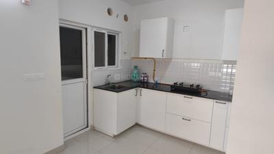 Kitchen Image of 950 Sq.ft 2 BHK Apartment / Flat for rent in Adarsh Greens, Kogilu Bengaluru for Rs. 36000