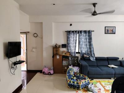 Living Room Image of 1000 Sq.ft 3 BHK Apartment / Flat for rent in Motera Ahmedabad for Rs. 30000