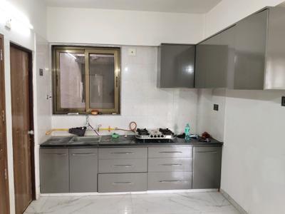 Kitchen Image of 640 Sq.ft 2 BHK Apartment / Flat for rent in PSY Pramukh Horizon, Sargasan Gandhinagar for Rs. 22000